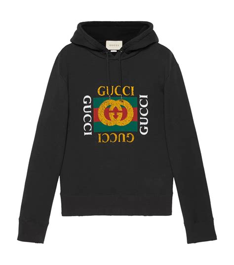 gucci logo hoodie replica|authentic Gucci hoodie.